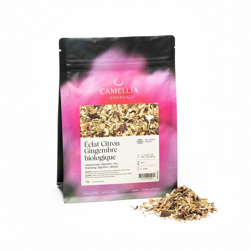 Éclat Citron Gingembre biologique (sac de 75g)