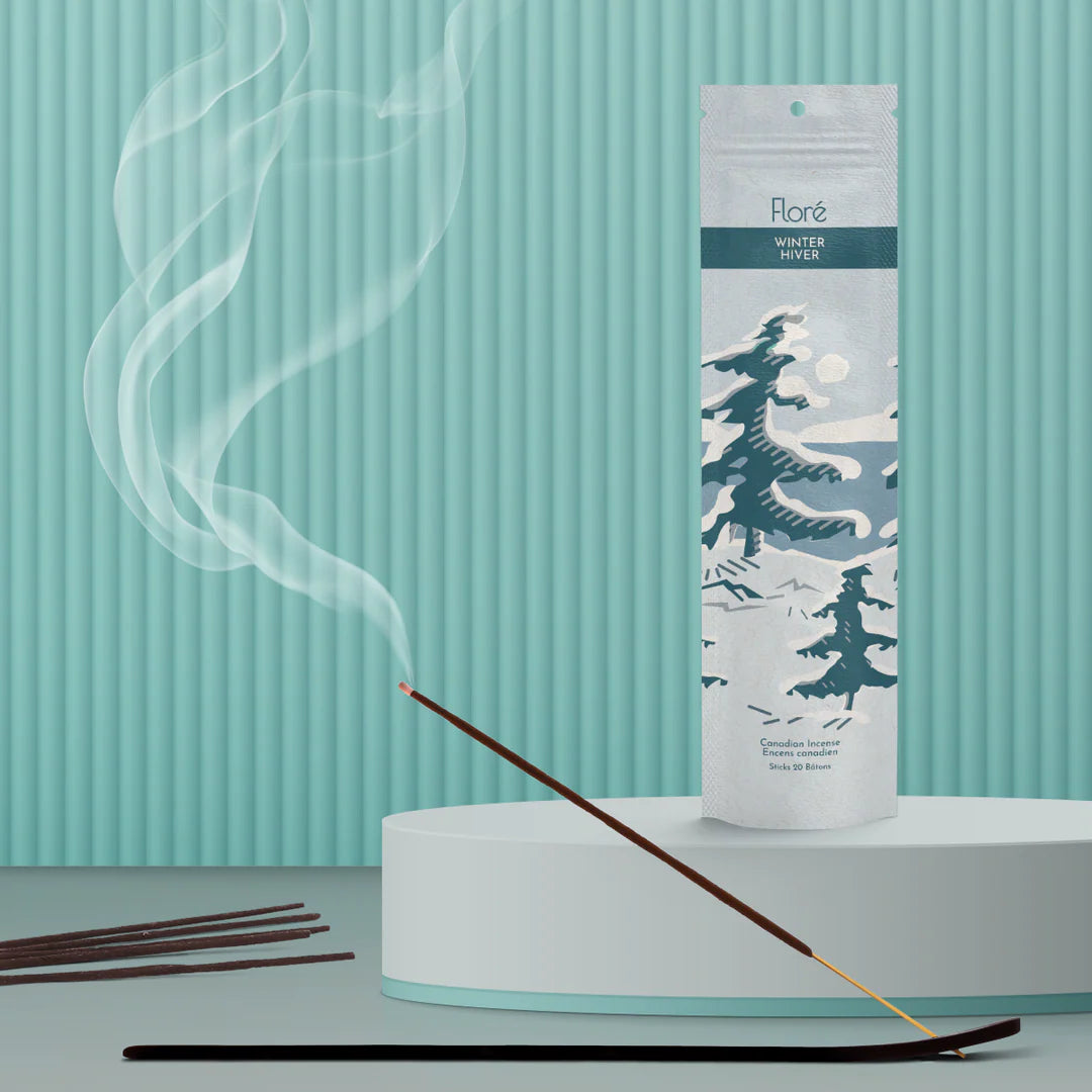 Bâtonnets d'encens saison d'hiver